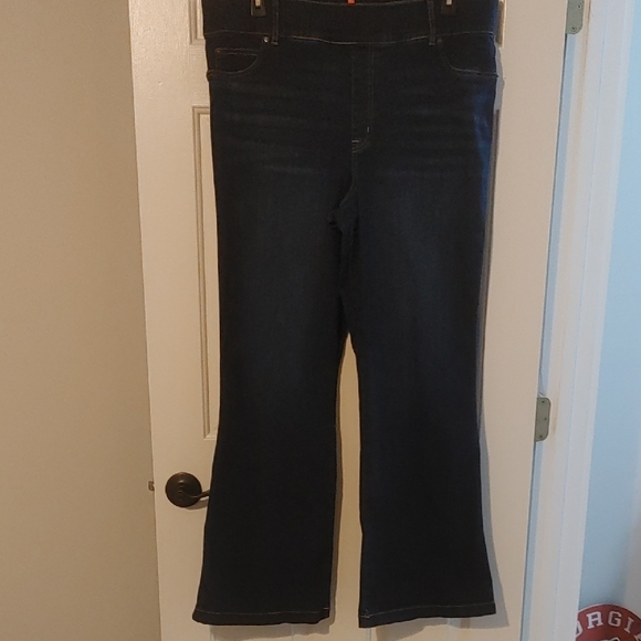 SPANX Denim - SPANX #20327R Women's 3X Midnight Shade with Flared Leg NWOT